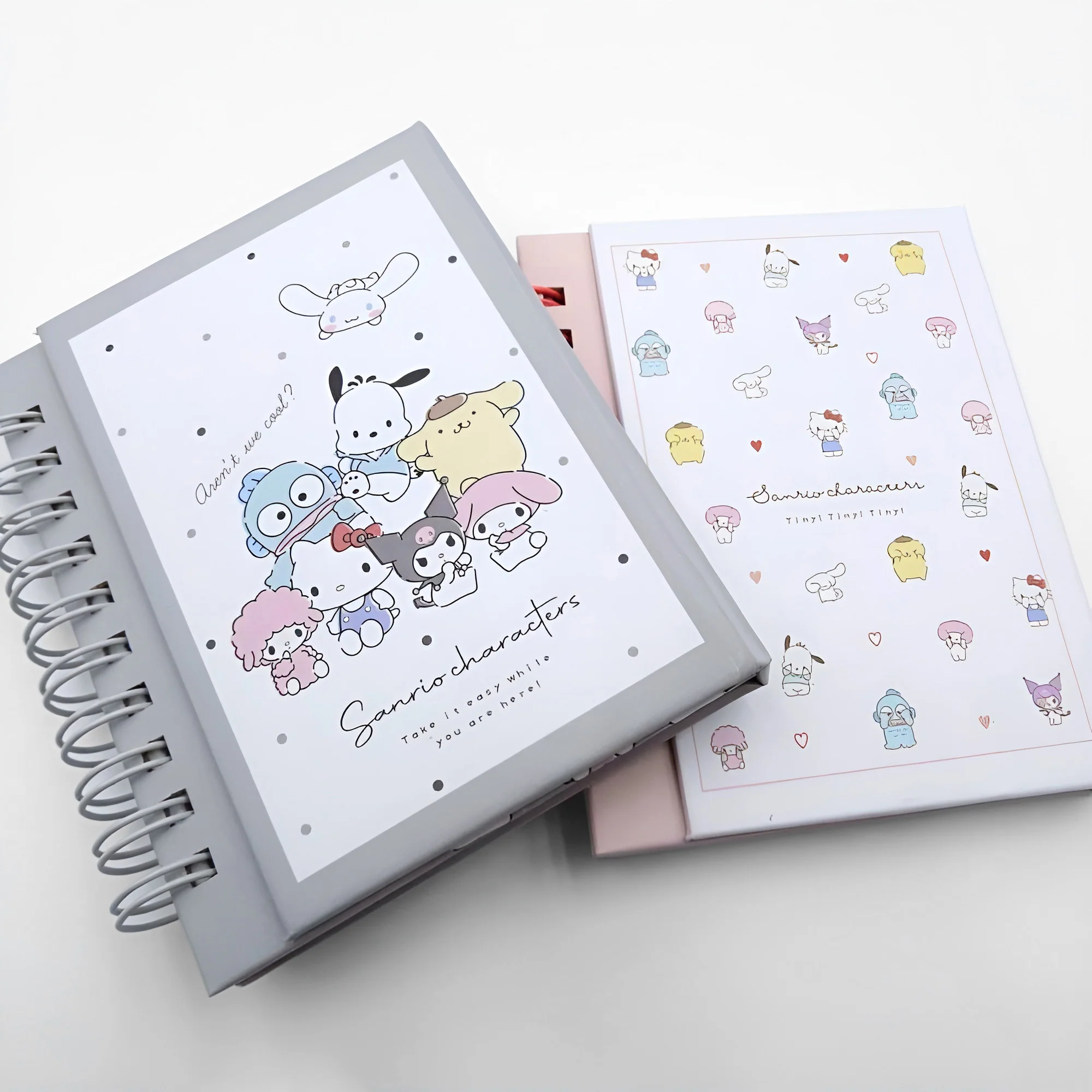 Sanrio Characters Hardcover Spiral Notebook