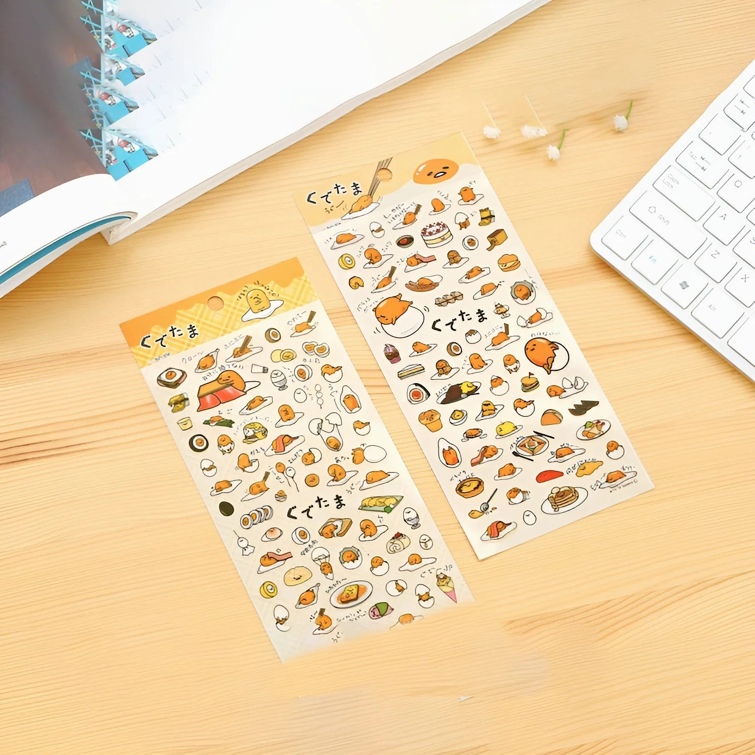 Cute Lazy Egg Stickers