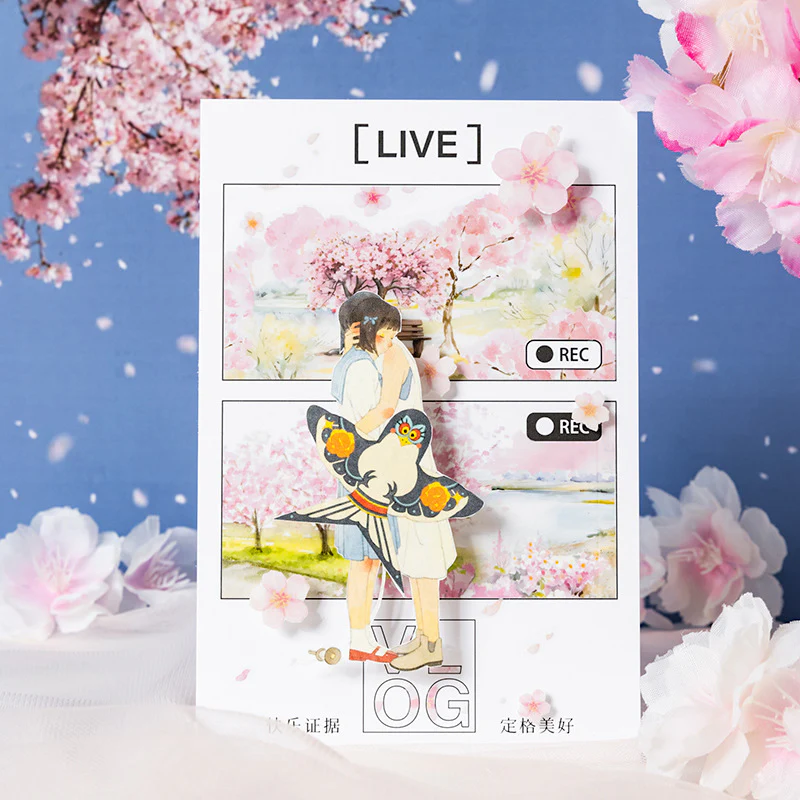 Spring Floral Clear Masking Tapes