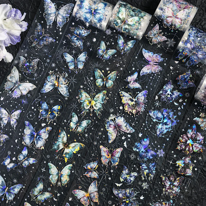 Galaxy Flies Transparent Tape