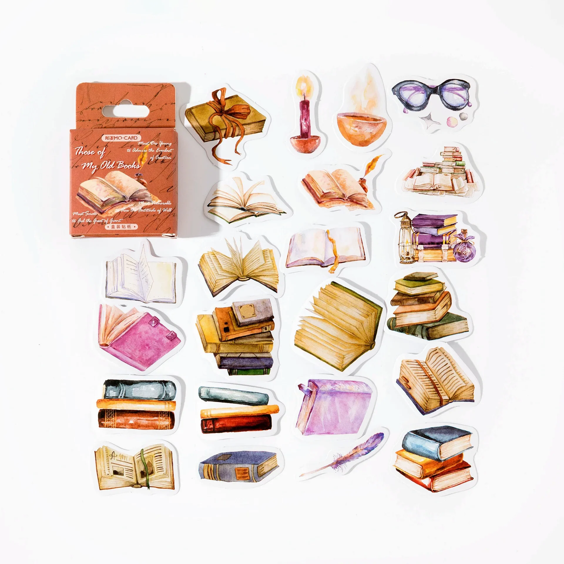 For The Love Of Reading Paper Stickers