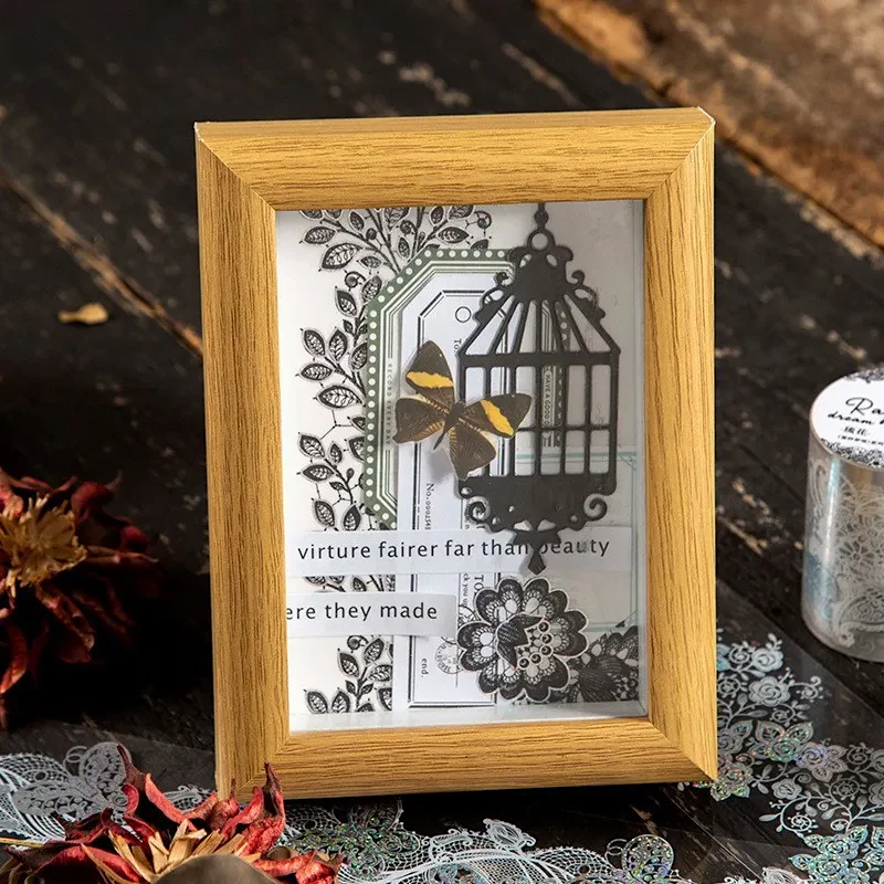 Holo Lace Pattern Clear Washi Tape