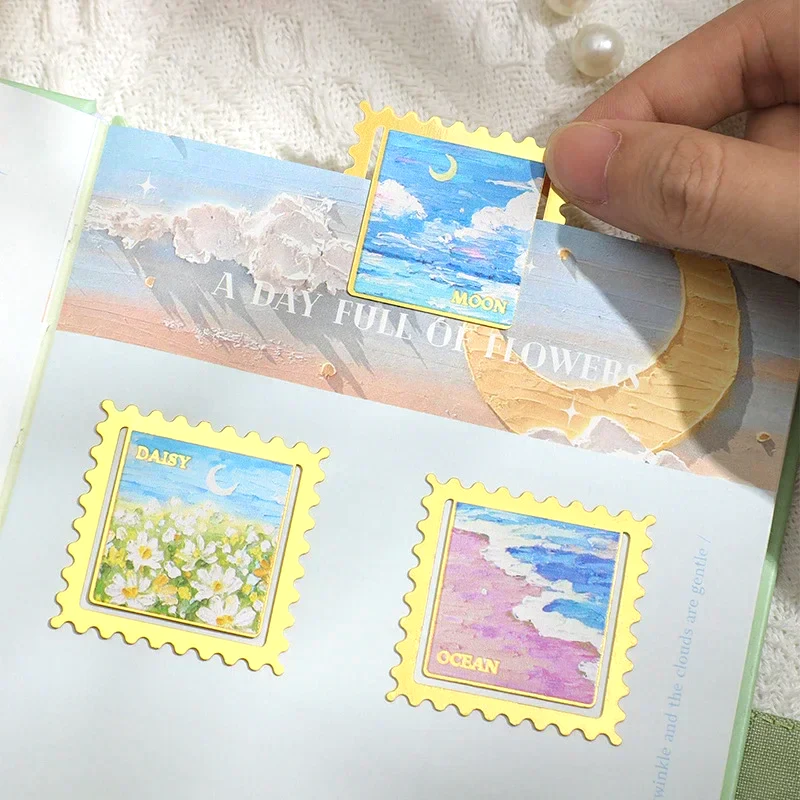 Elegant Scene Metallic Bookmark