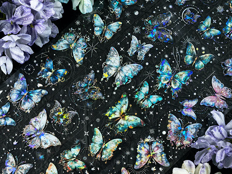 Galaxy Flies Transparent Tape