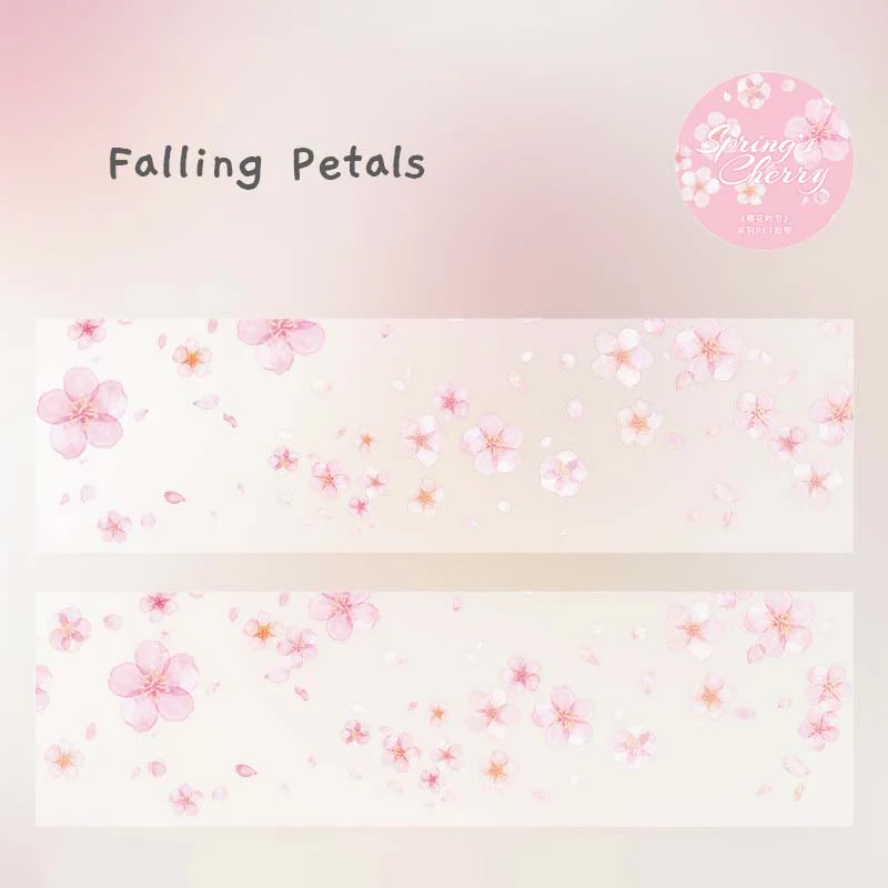 Spring Floral Clear Masking Tapes