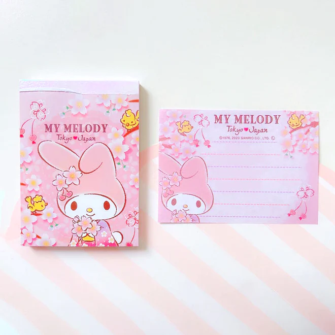 Sanrio Characters Memo Pad Sakura Hana