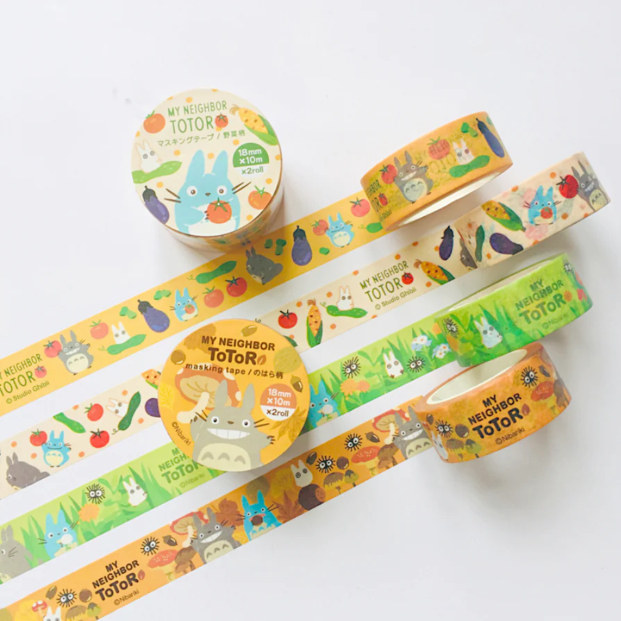 My Neighbor Totoro Washi Tapes - Summer & Autumn Set