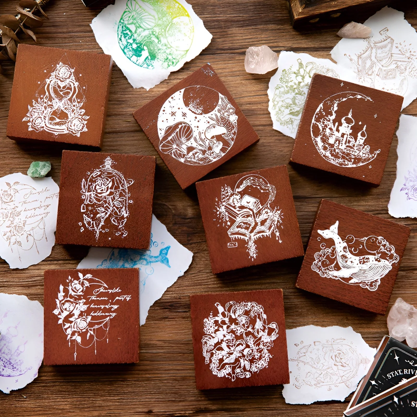 Magical Nature Wooden Stamps