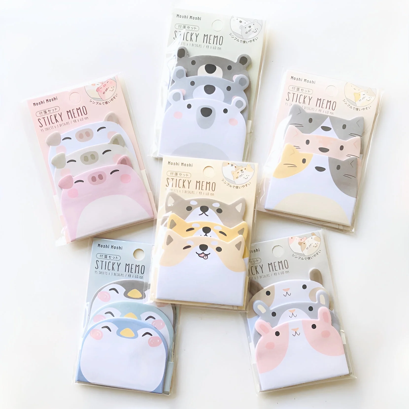 Moshi Moshi Animal Sticky Memo Pad