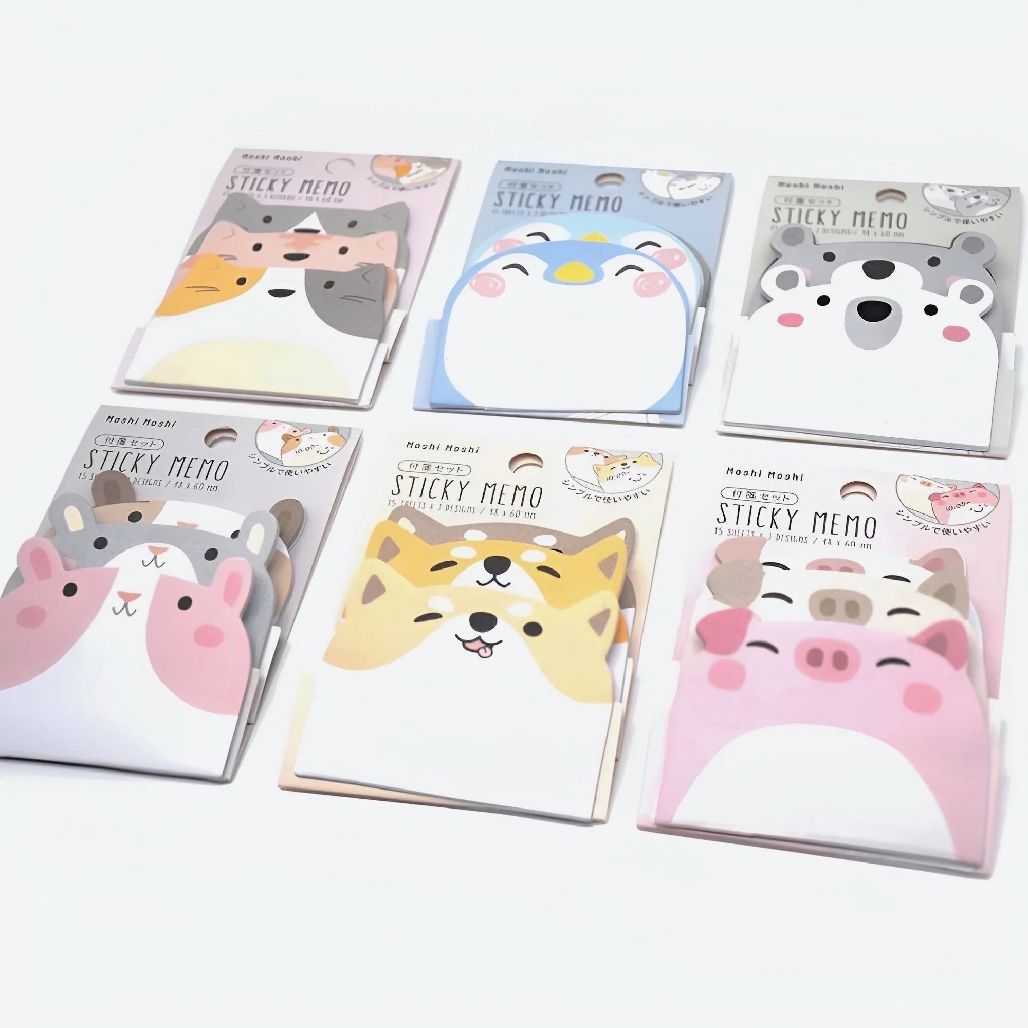 Moshi Moshi Animal Sticky Memo Pad