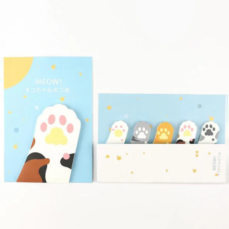 Cat Paw Sticky Notes