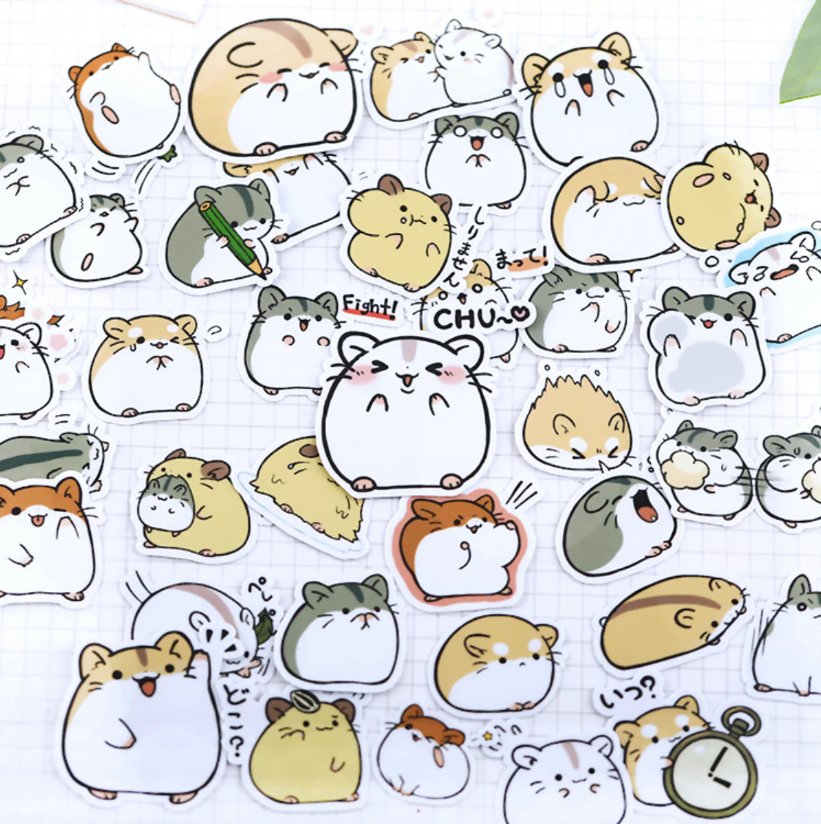 38 Pcs Cute Animal Stickers