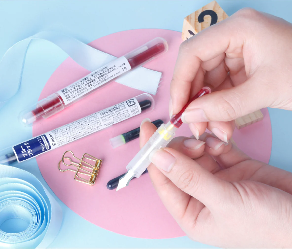 Mini Fountain Pen Cartridge Set of 3