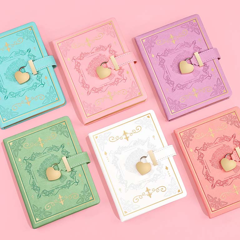 Blooming Secrets Heart Lock Journal