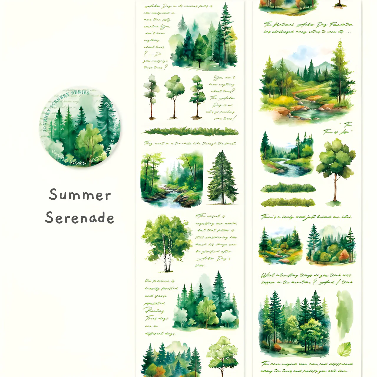 Nature Scenes Decorative Tape