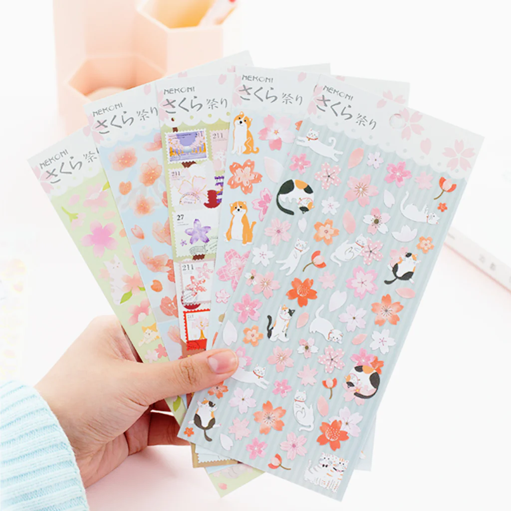Spring Flower Stickers