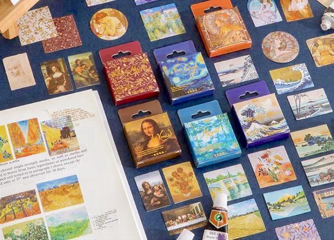 Claude Monet Paper Stickers