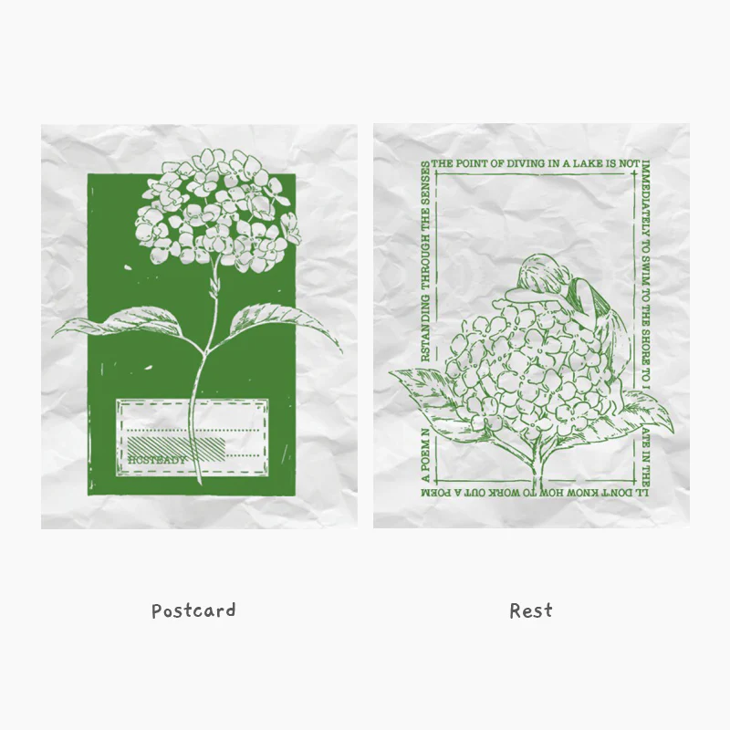 Hydrangea Garden Stamp