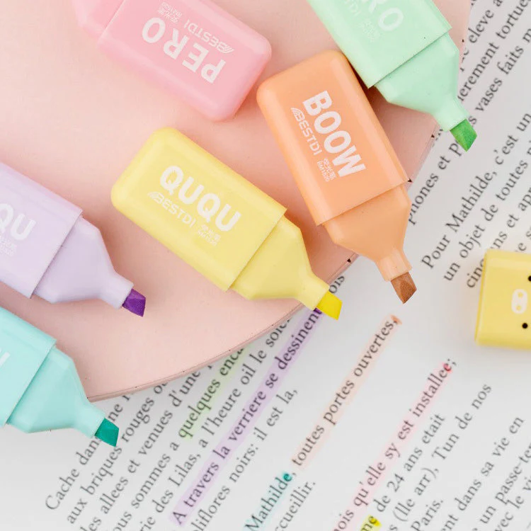 Mini Cartoon Animal Highlighters