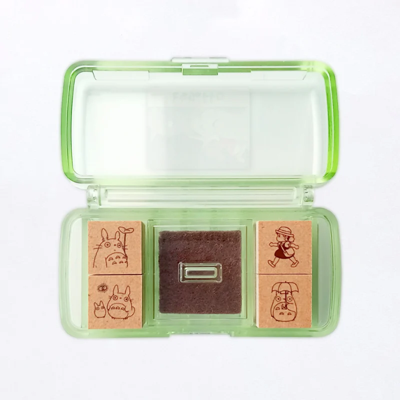 Beverly My Neighbor Totoro Stamp Set with Ink Pad