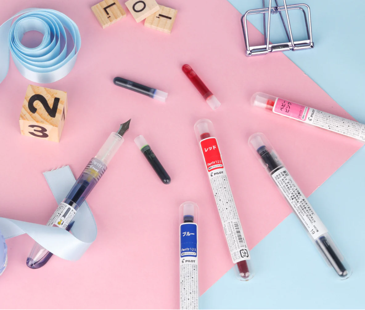 Mini Fountain Pen Cartridge Set of 3