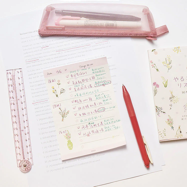 Colorful Flower Task Notebook