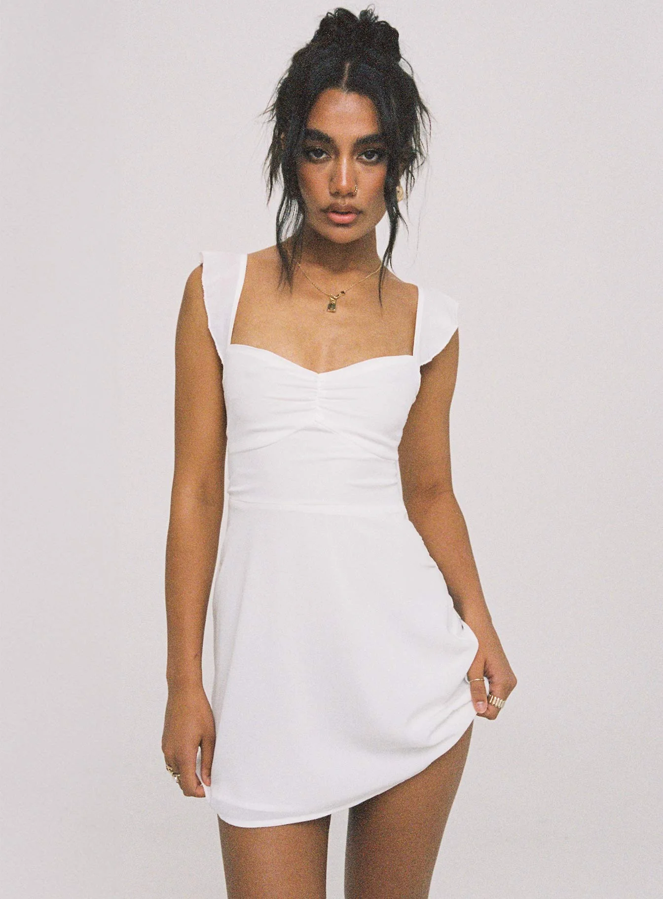 Landon Mini Dress White