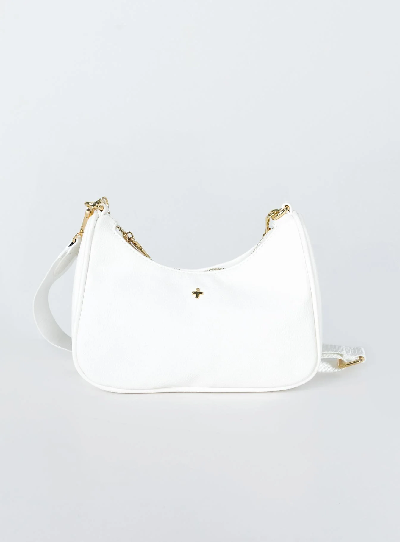 Peta & Jain Paloma Crossbody Bag White Pebble / Gold
