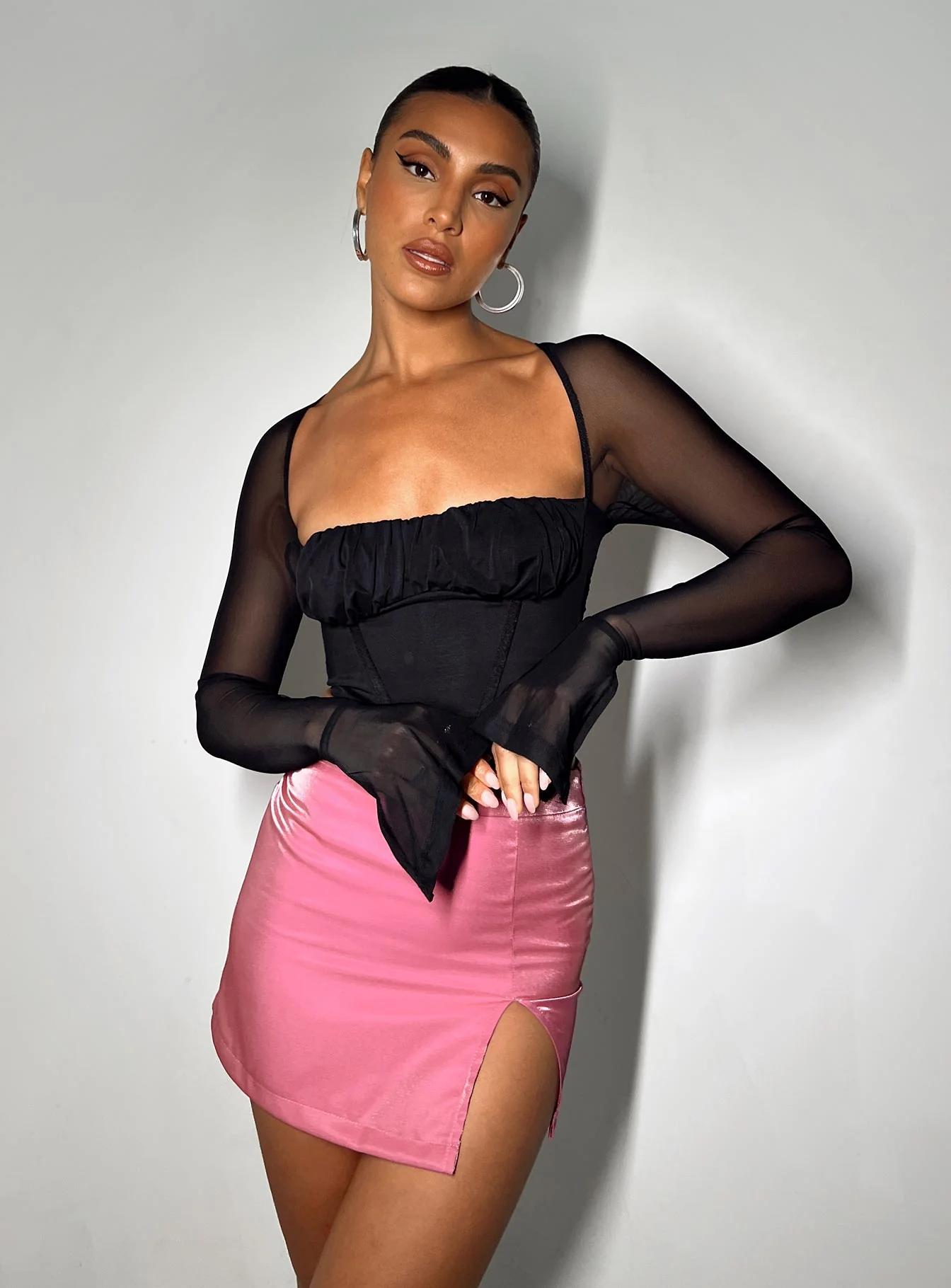 Ayres Mini Skirt Pink