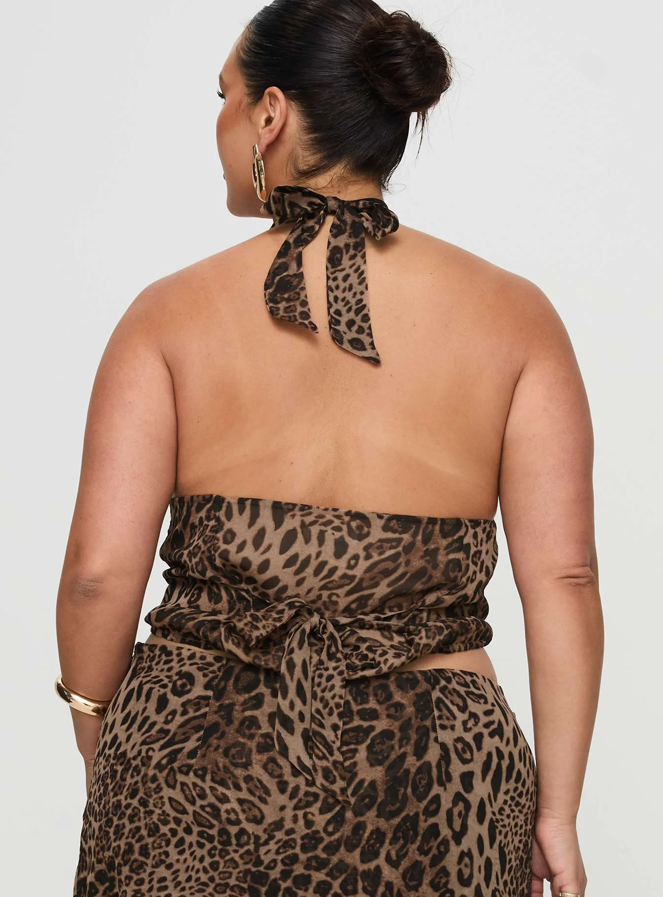 Eleganza Top Leopard Curve