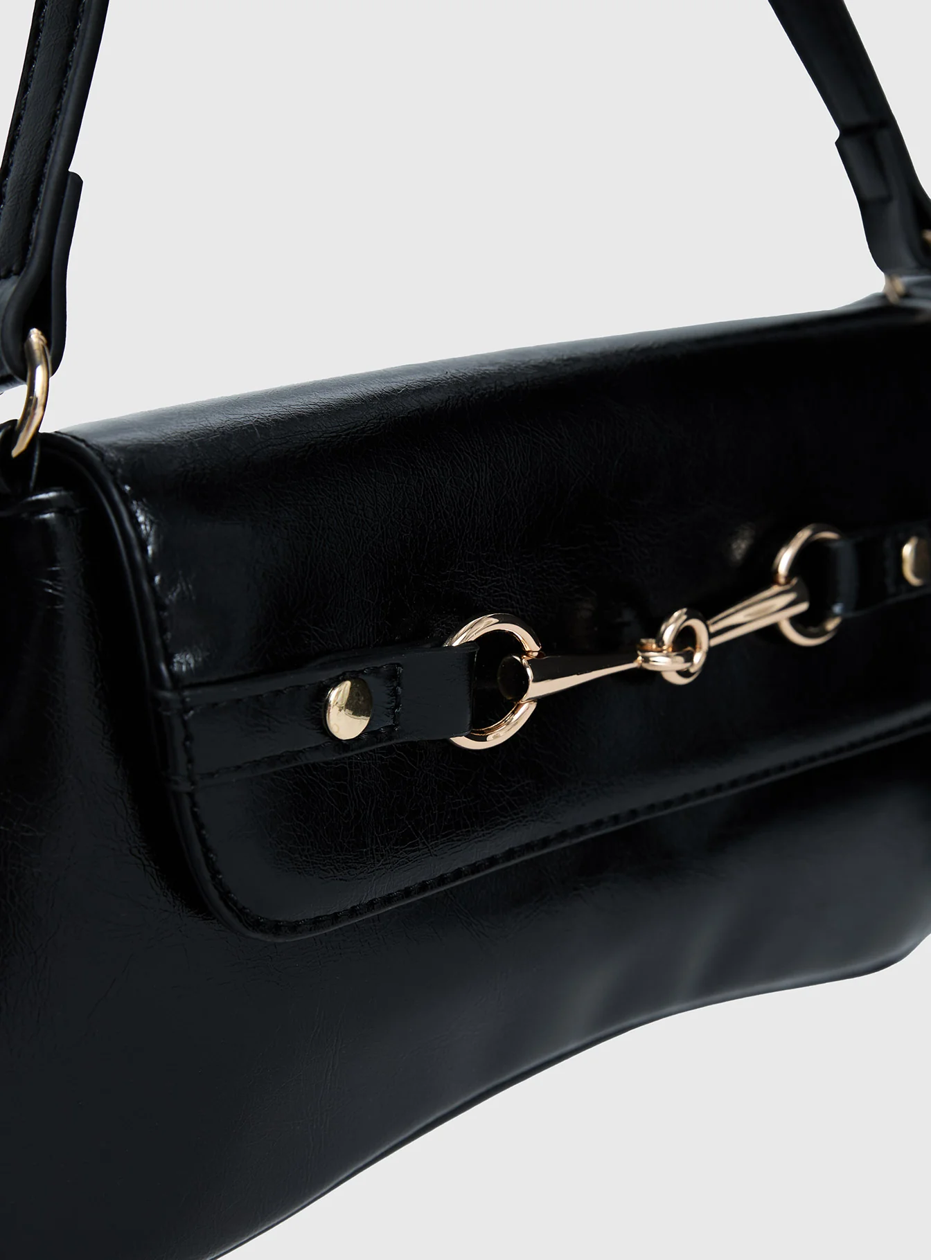 Pulse Shoulder Bag Black / Gold