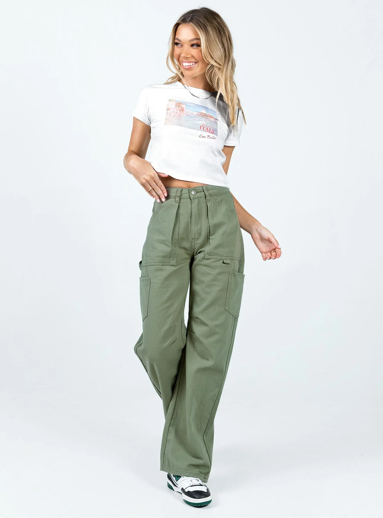 Bassett Cargo Jeans Khaki