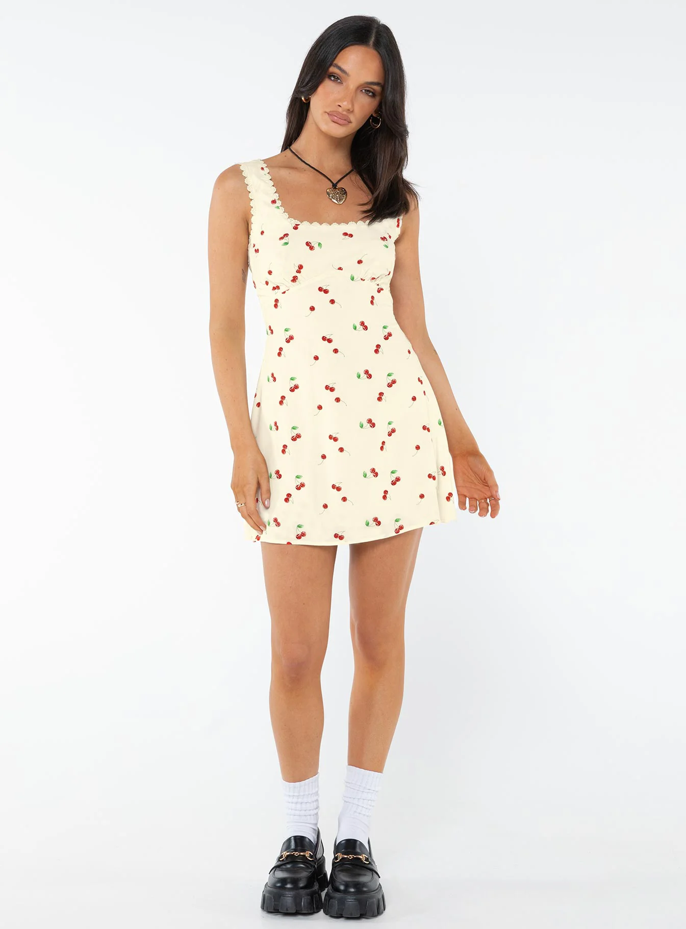 Dasha Mini Dress Cherry