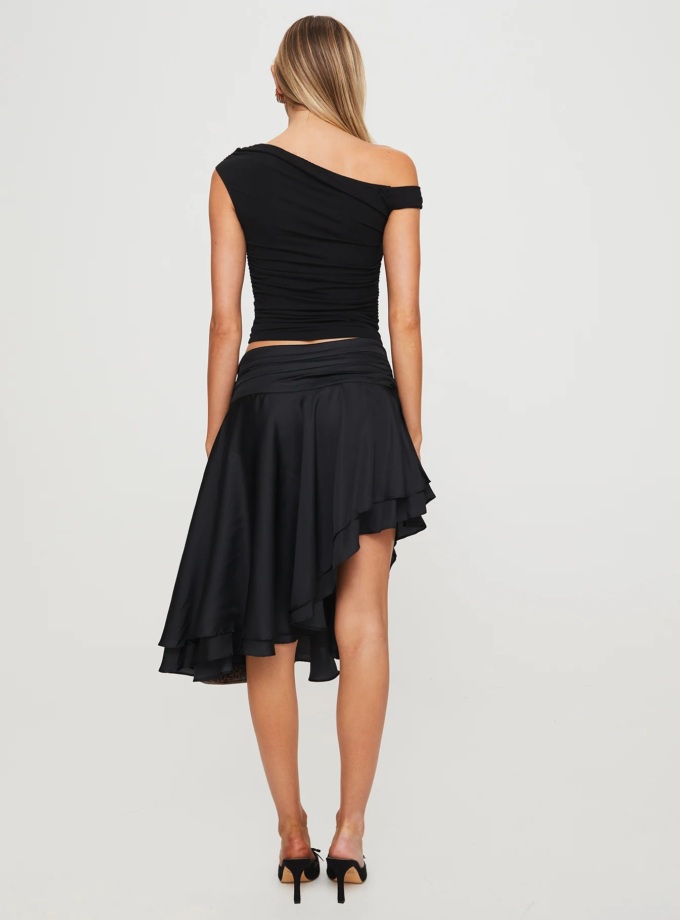 Legacy Midi Skirt Onyx