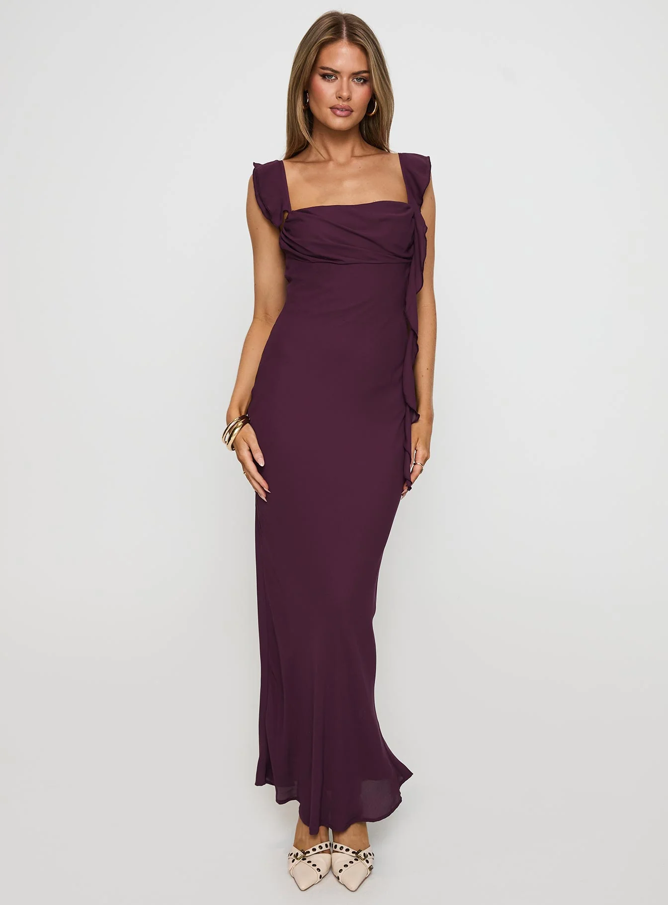 Lanai Maxi Dress Plum