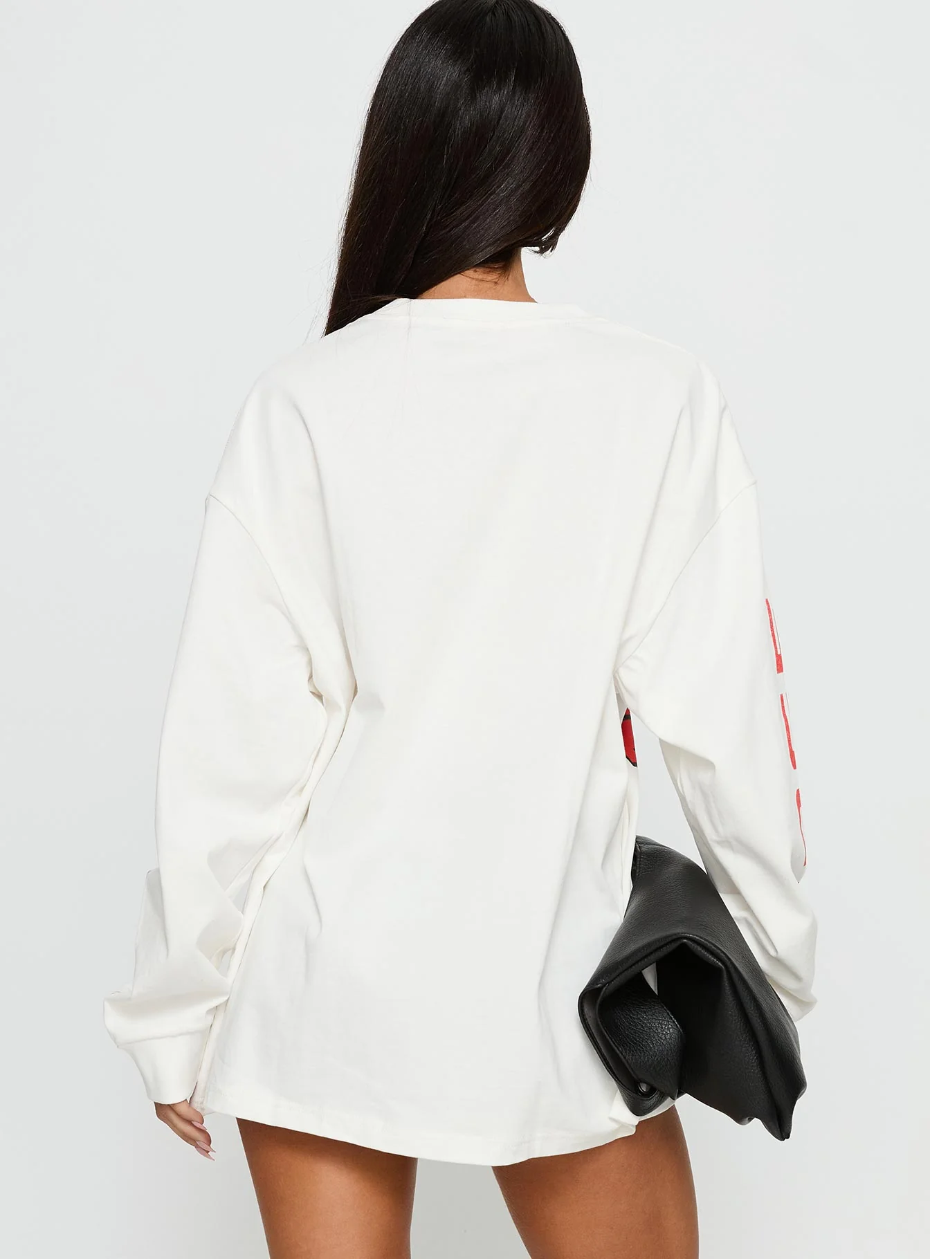 Dodge Electric Muscle Long Sleeve Graphic Top White