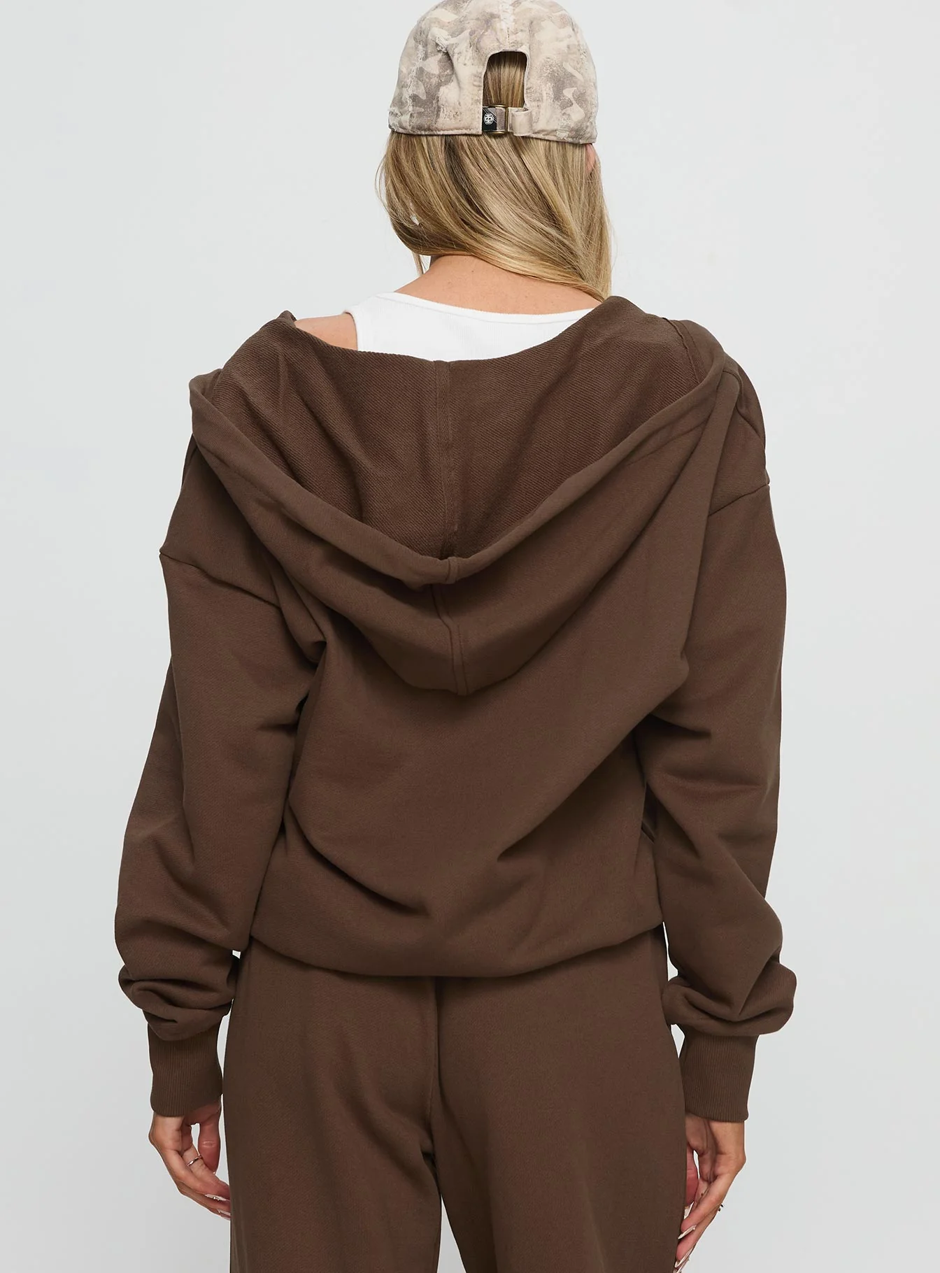 All Day Oversized Hoodie Chocolate