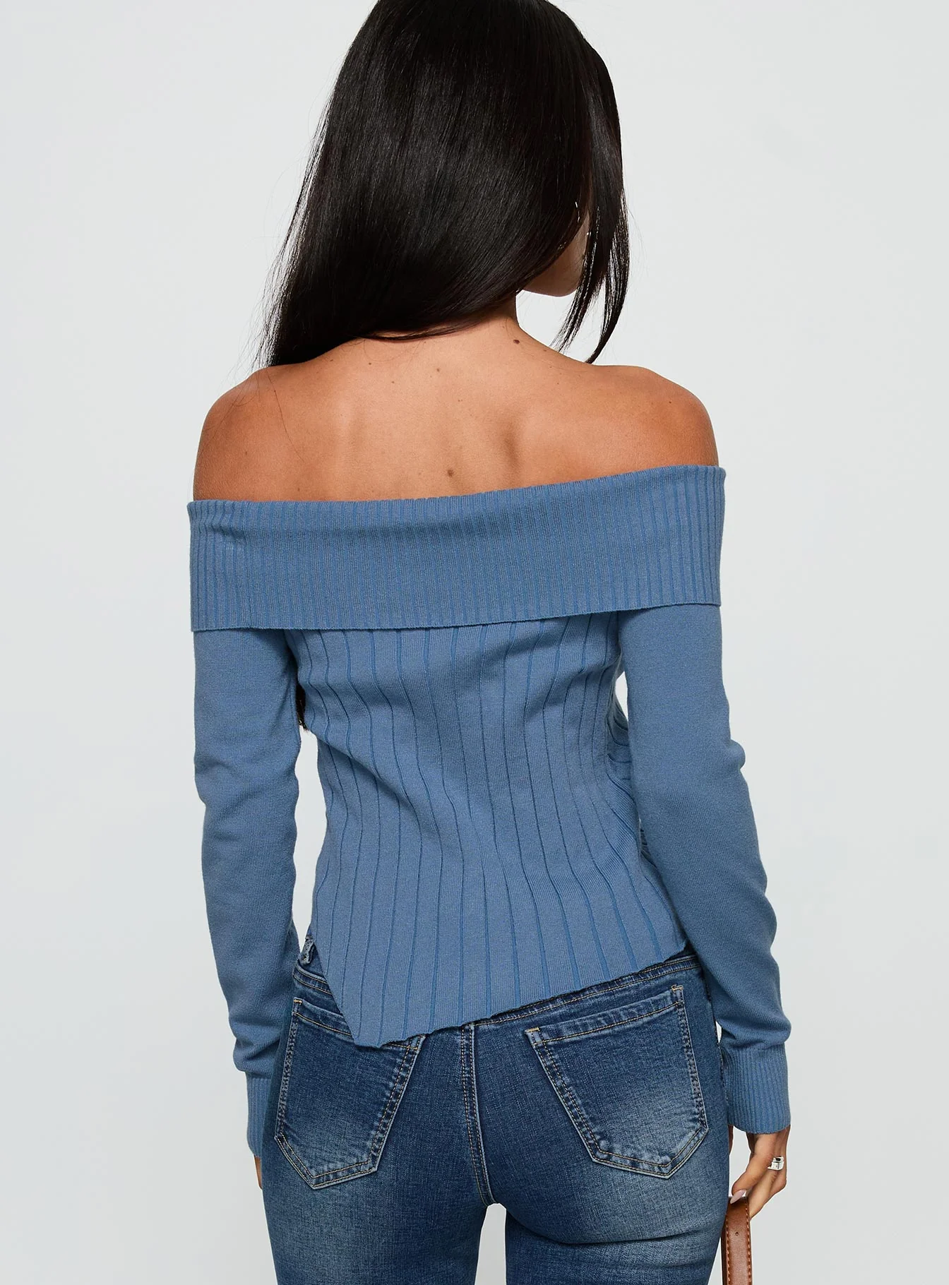 Brisa Long Sleeve Top Blue