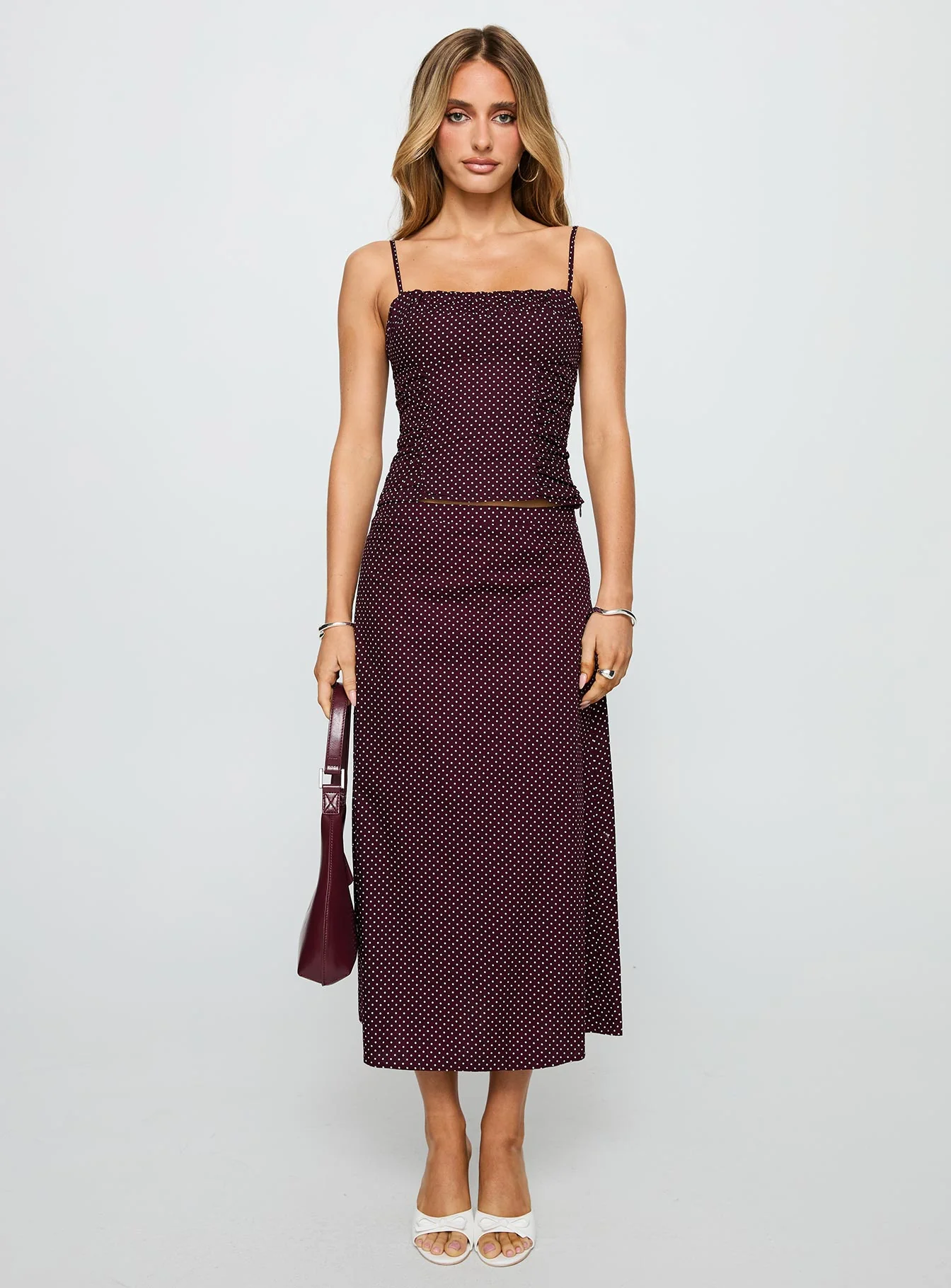 Shining Mirrors Set Burgundy