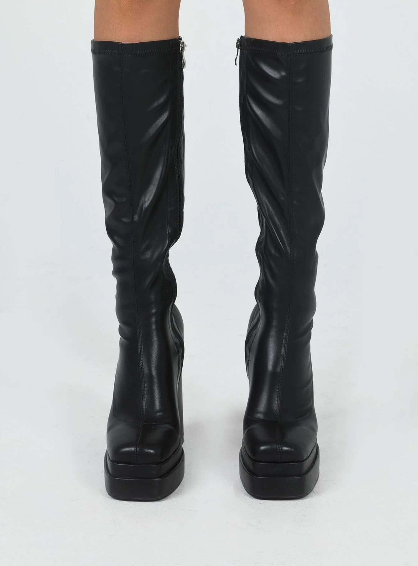 Rodney Platform Boot Black