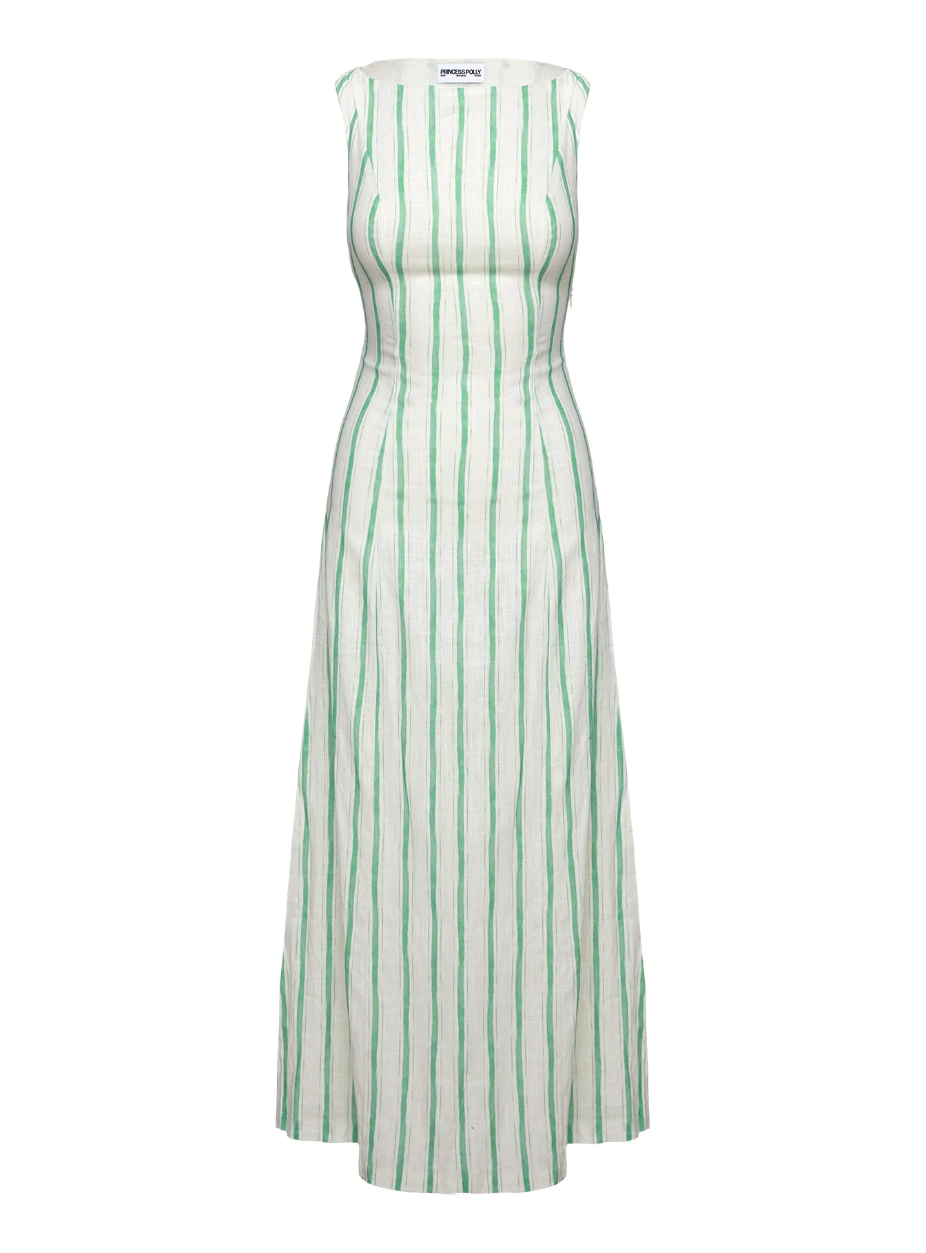 Lewisa Maxi Dress Green Stripe
