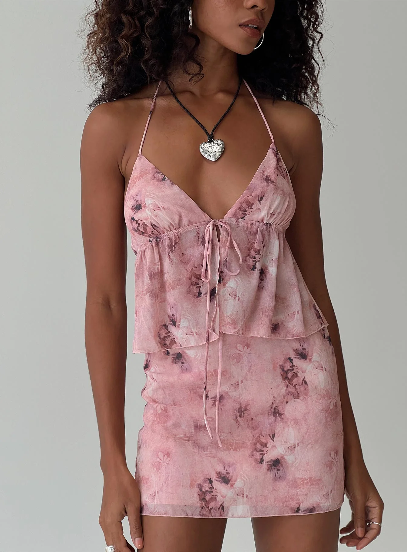 Mauro Set Pink Antique Floral