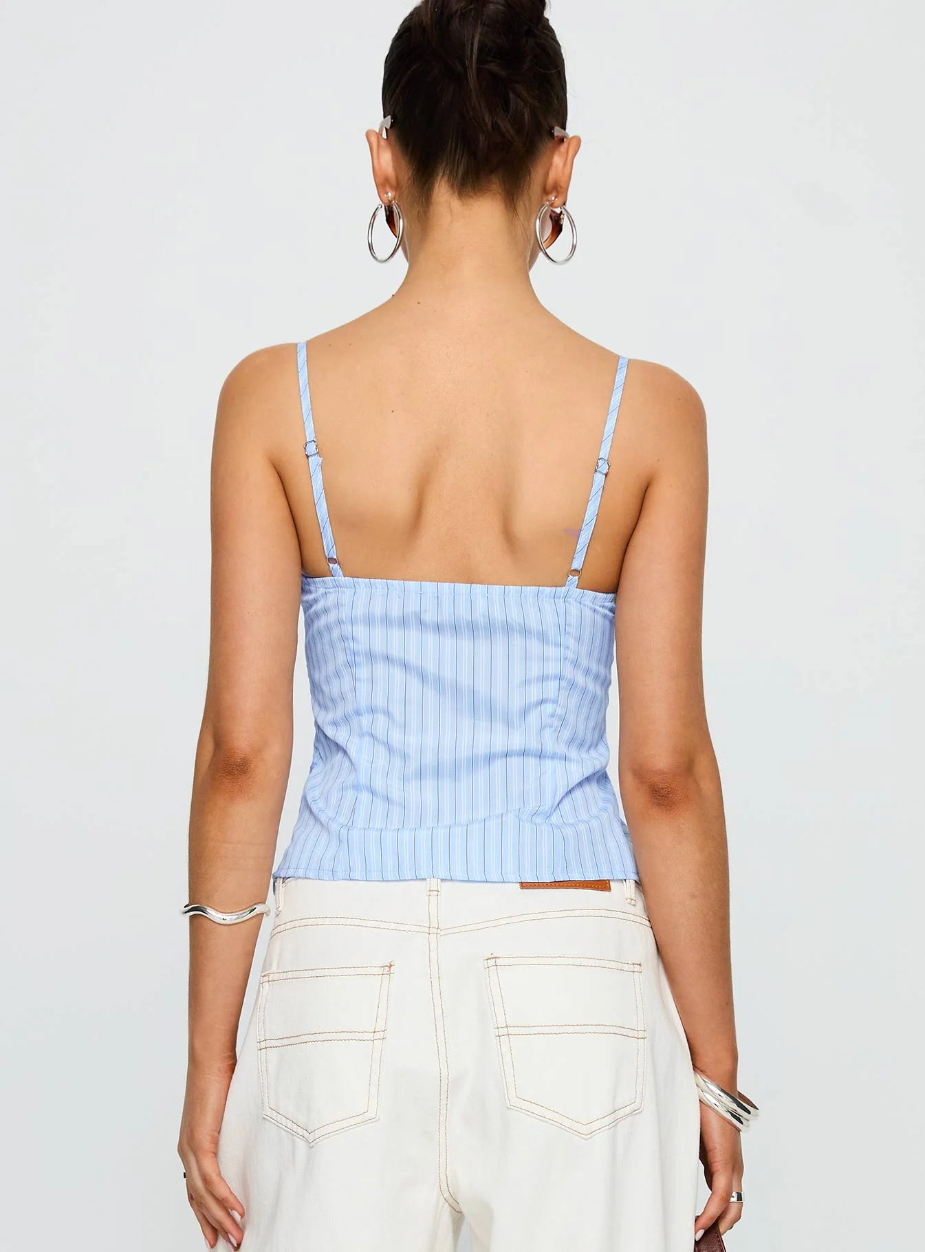 Isolabella Top Blue Stripe