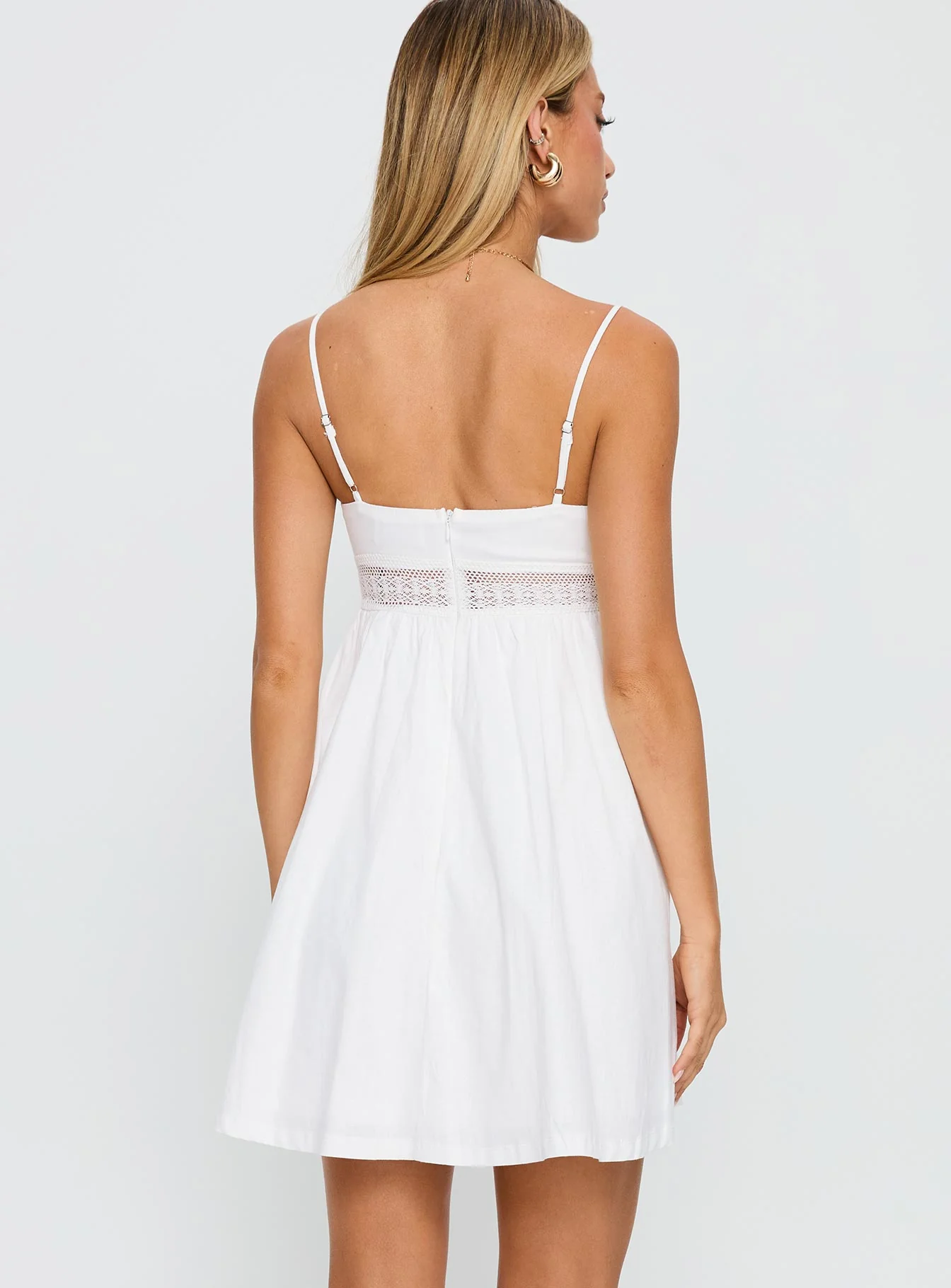 Bodee Mini Dress White