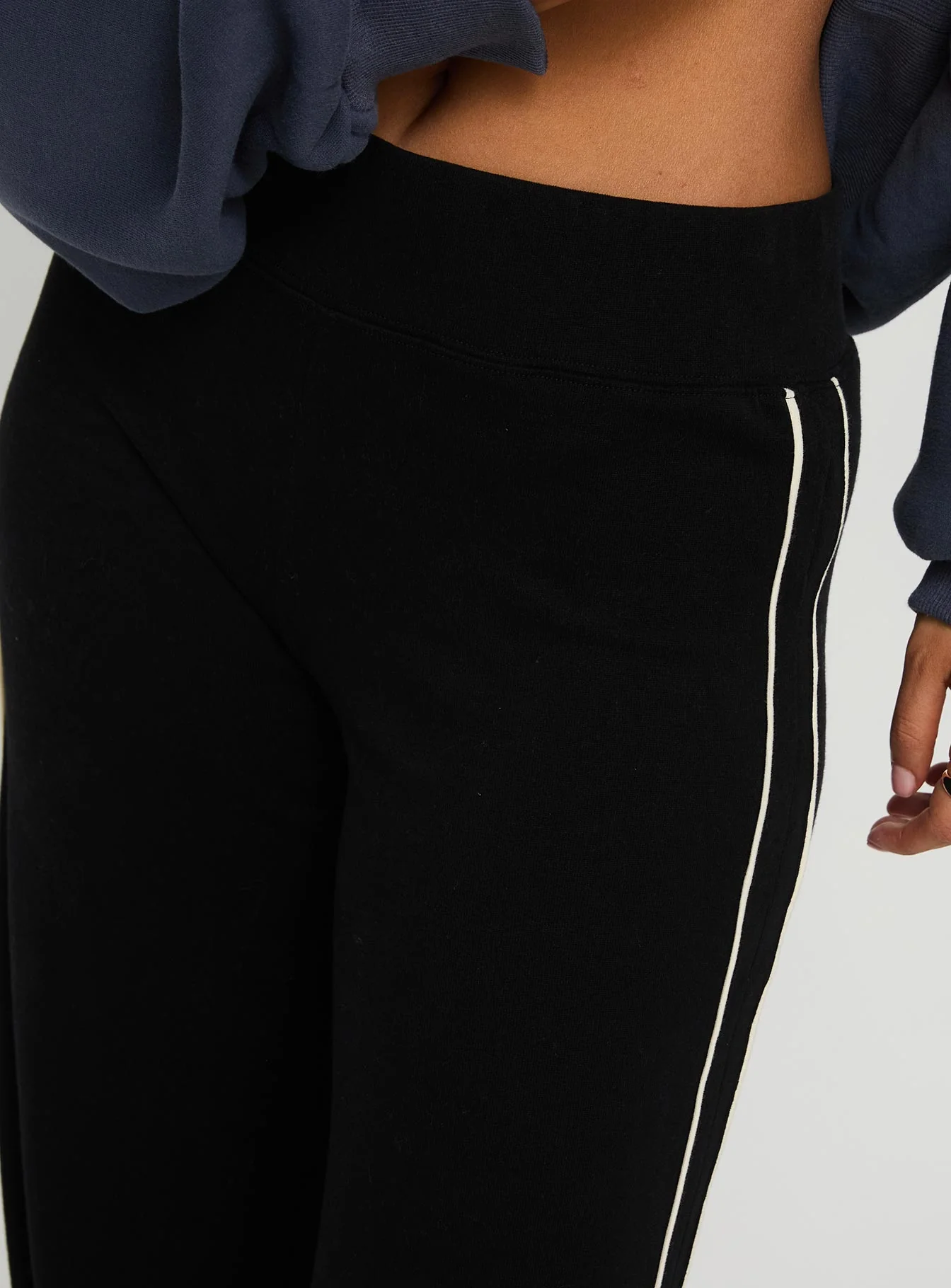 Ascenda Straight Leg Track Pant Black