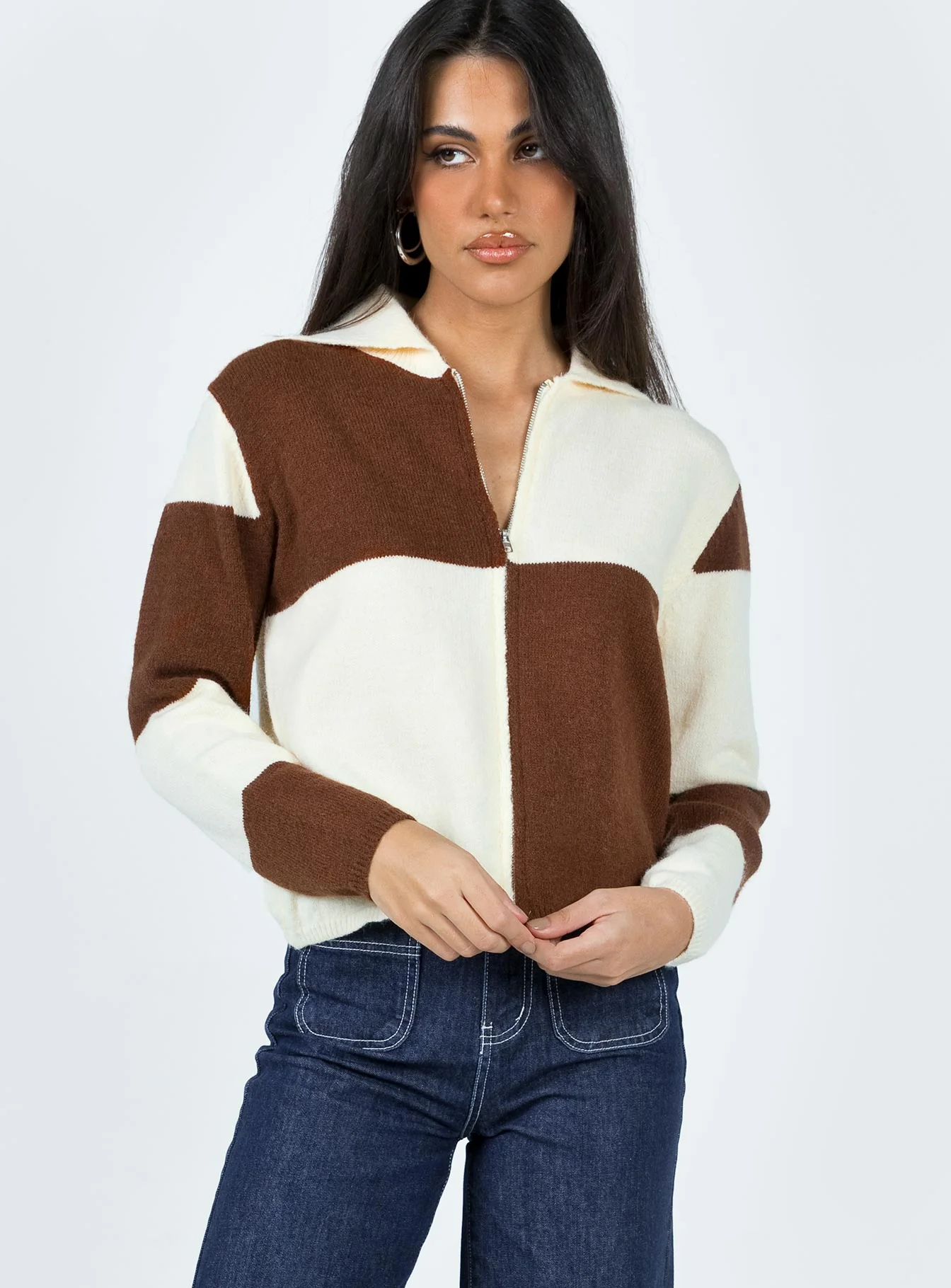 Pembroke Sweater Brown / Cream