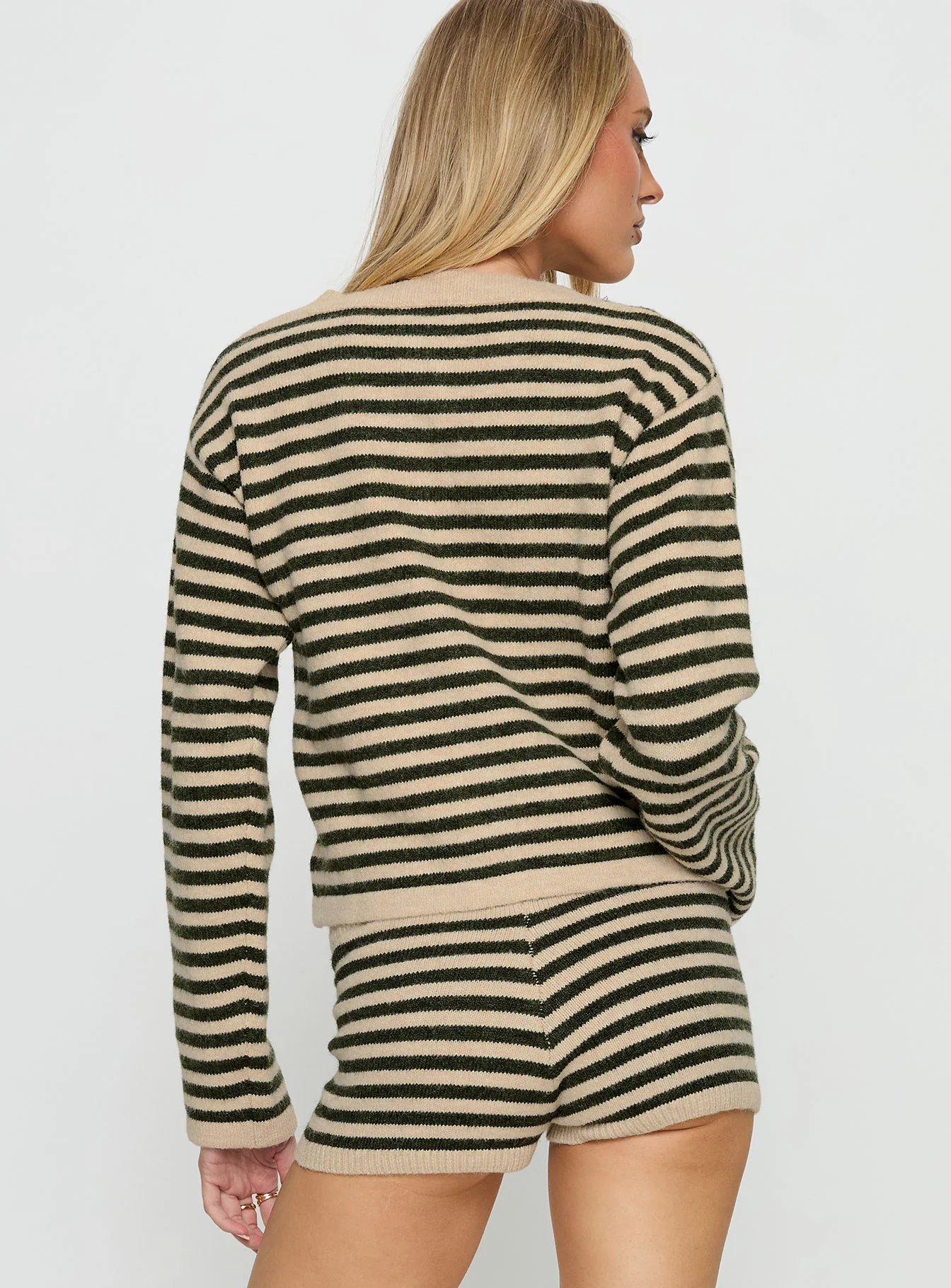 Kollens Knit Cardigan Beige Multi