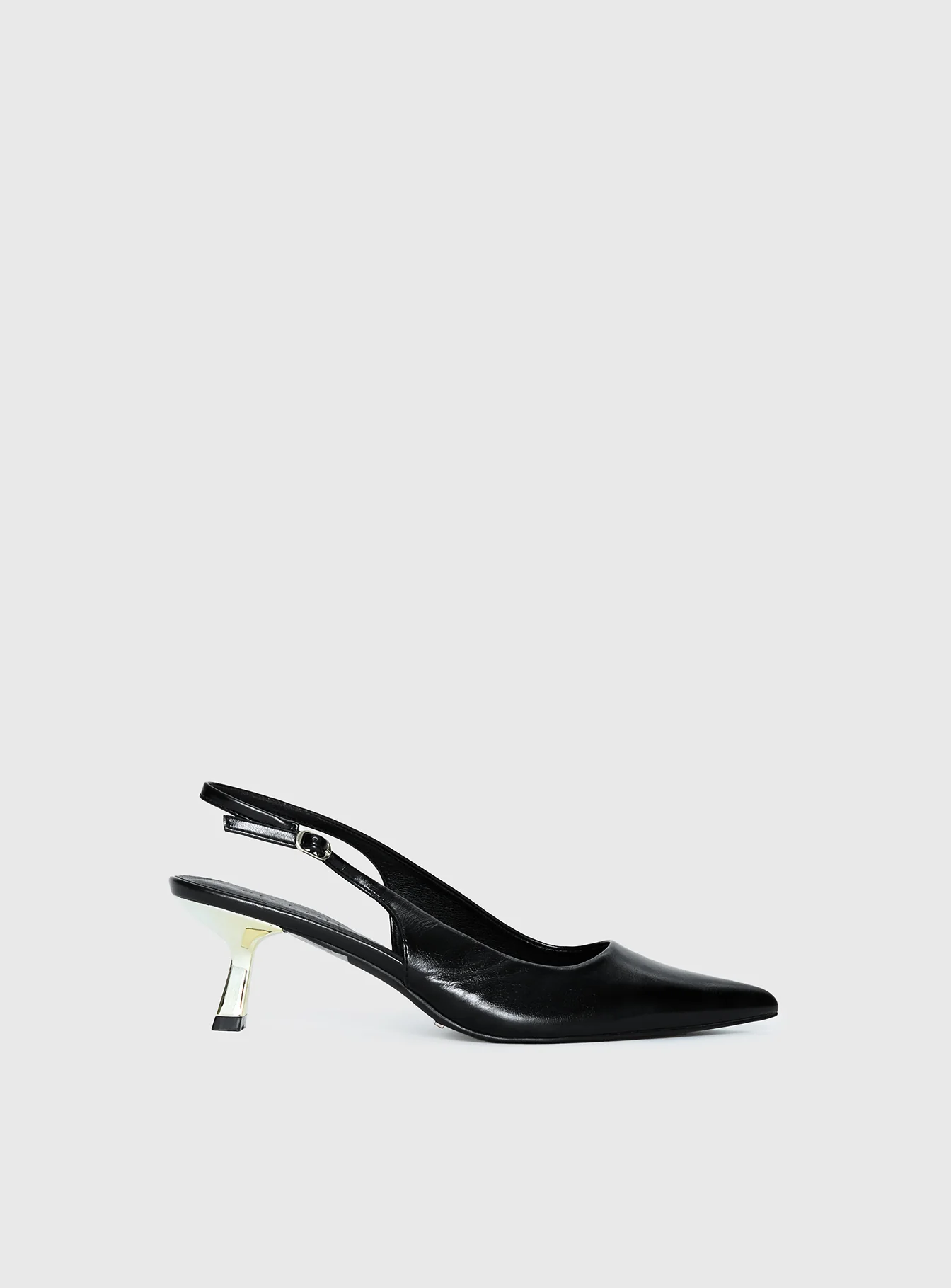 Billini Anaya Pointed Toe Heels Black / Gold