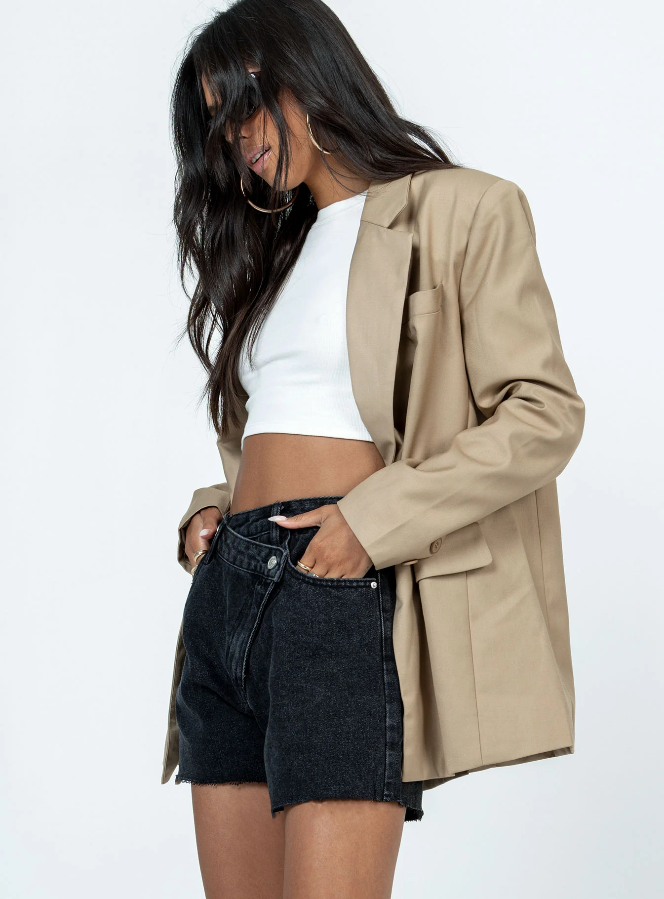 Danisa Denim Shorts Black