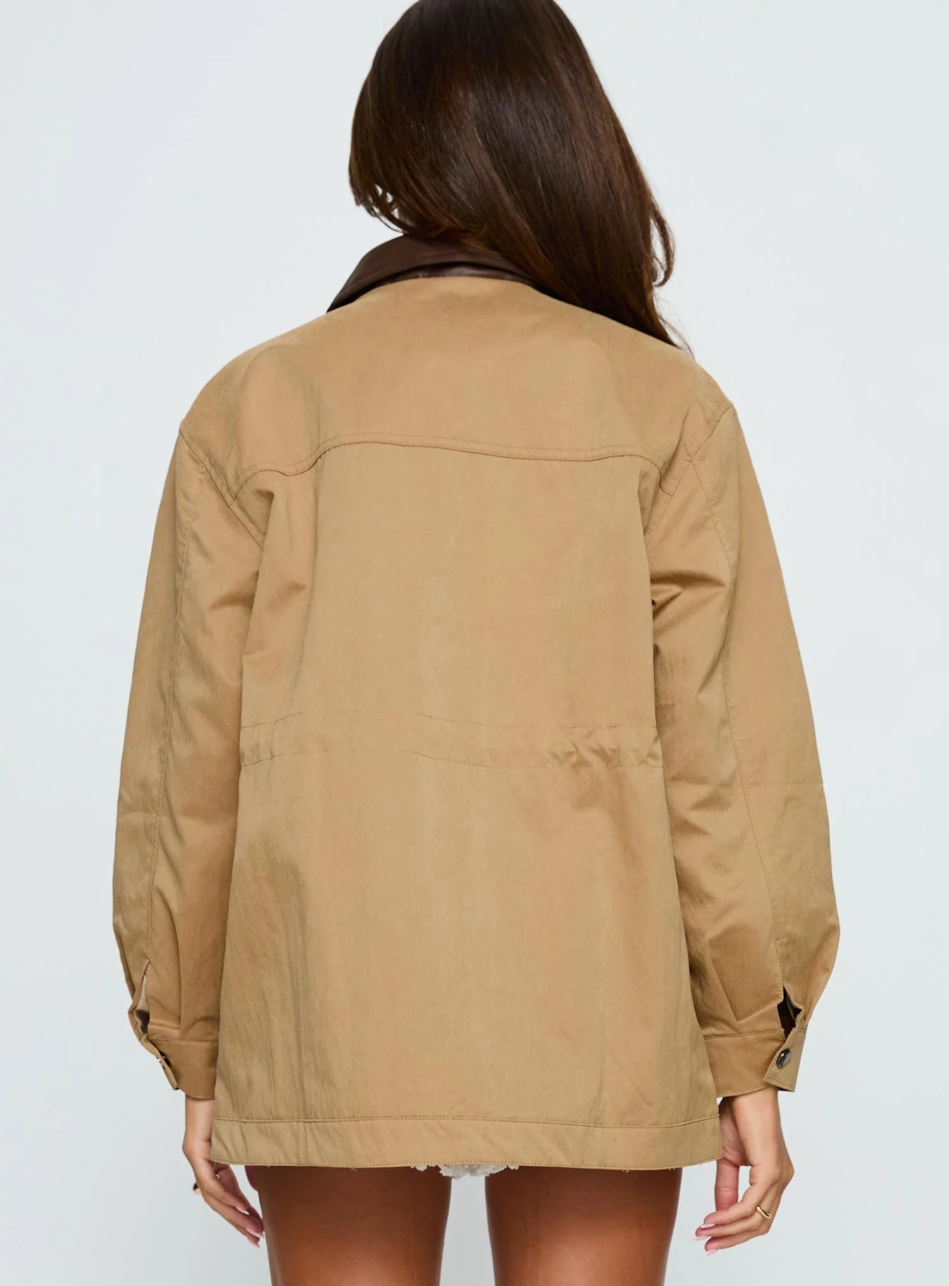Philette Oversized Jacket Camel